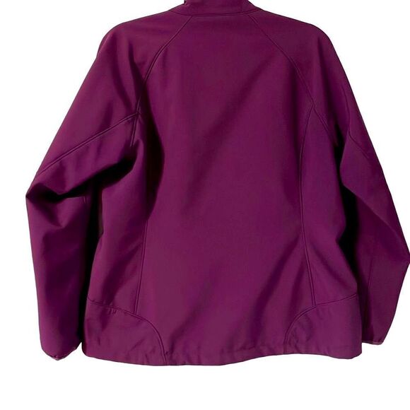 High Sierra purple zip front jacket with four pockets size Large NWOT - Picture 6 of 13